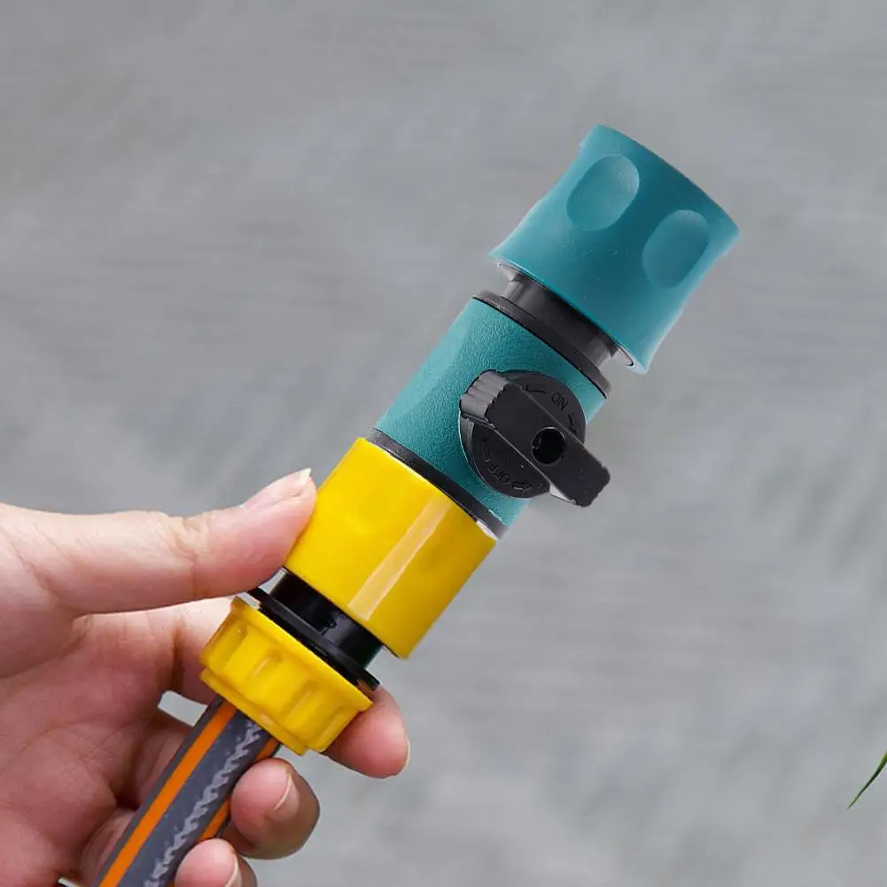 1-3pcs Garden Hose Pipe In-Line Faucet Watering Irrigation Quick Connector Tap Shut Off Valve Fitting With Valve Garden Gadget