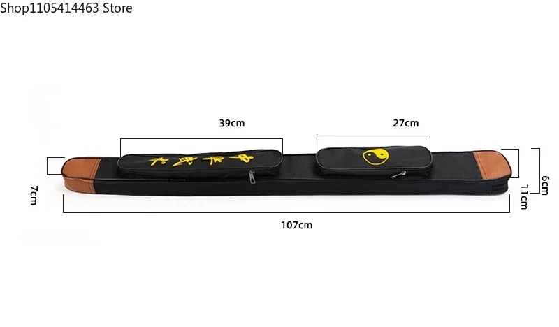 Tai Chi  Single Layer Sword Bag Set of Knife Sword Taiji Sword Wushu Carry Case  Kendo Bag
