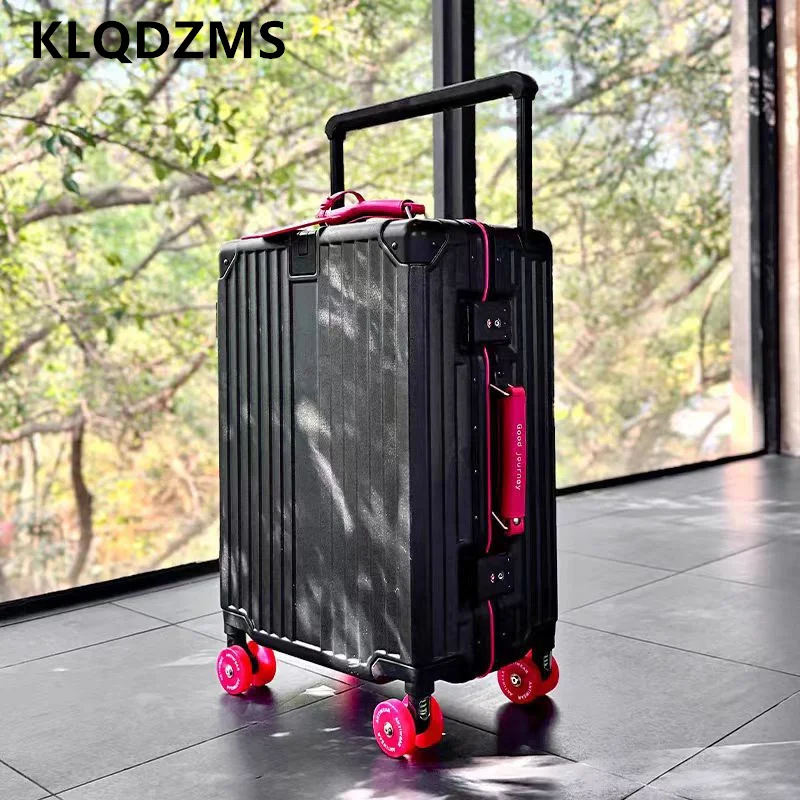 KLQDZMS High Quality Suitcase ABS+PC Boarding Box 20