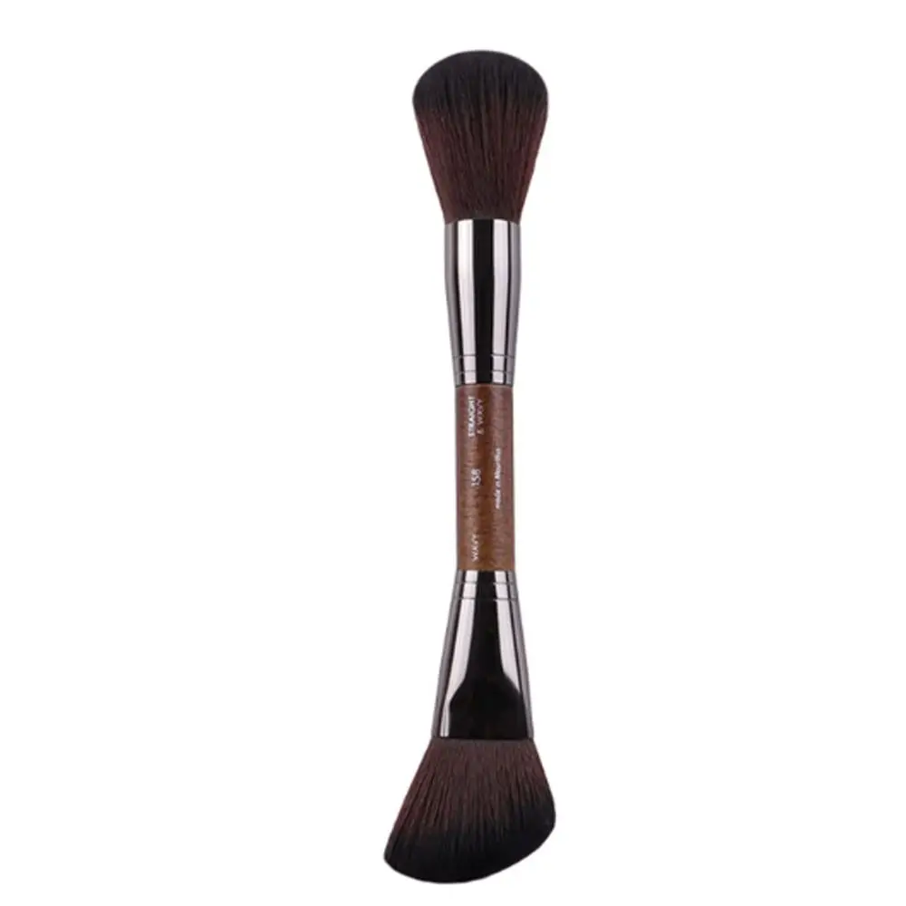 Durable Artificial Fiber Foundation Brush Makeup Tool Wooden Handle Powder Brush Say Goodbye to Uneven Smooth Concealer Brush
