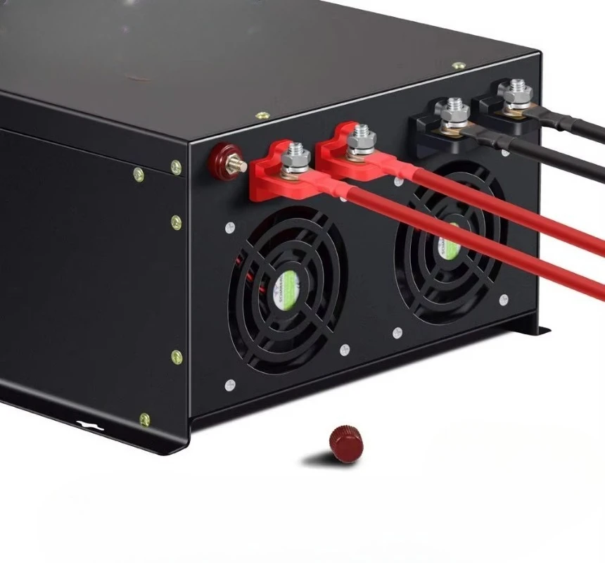 WZRELB Maximum Continuous Power 16000 Watts Peak Heavy 12V DC to 120V AC 60HZ Truck/RV Pure Sine Wave Inverter 8000 Watts