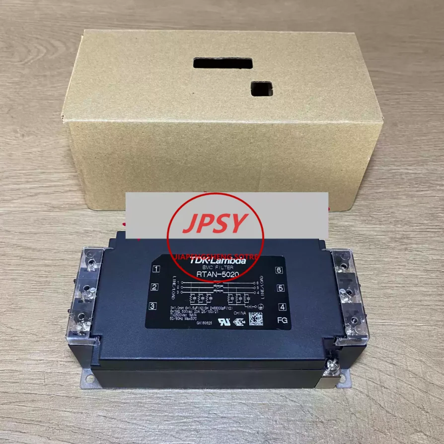Japan tdk.Lambda power filter RTAN-5040 40A Three-phase 500VDIN guide rail installation type