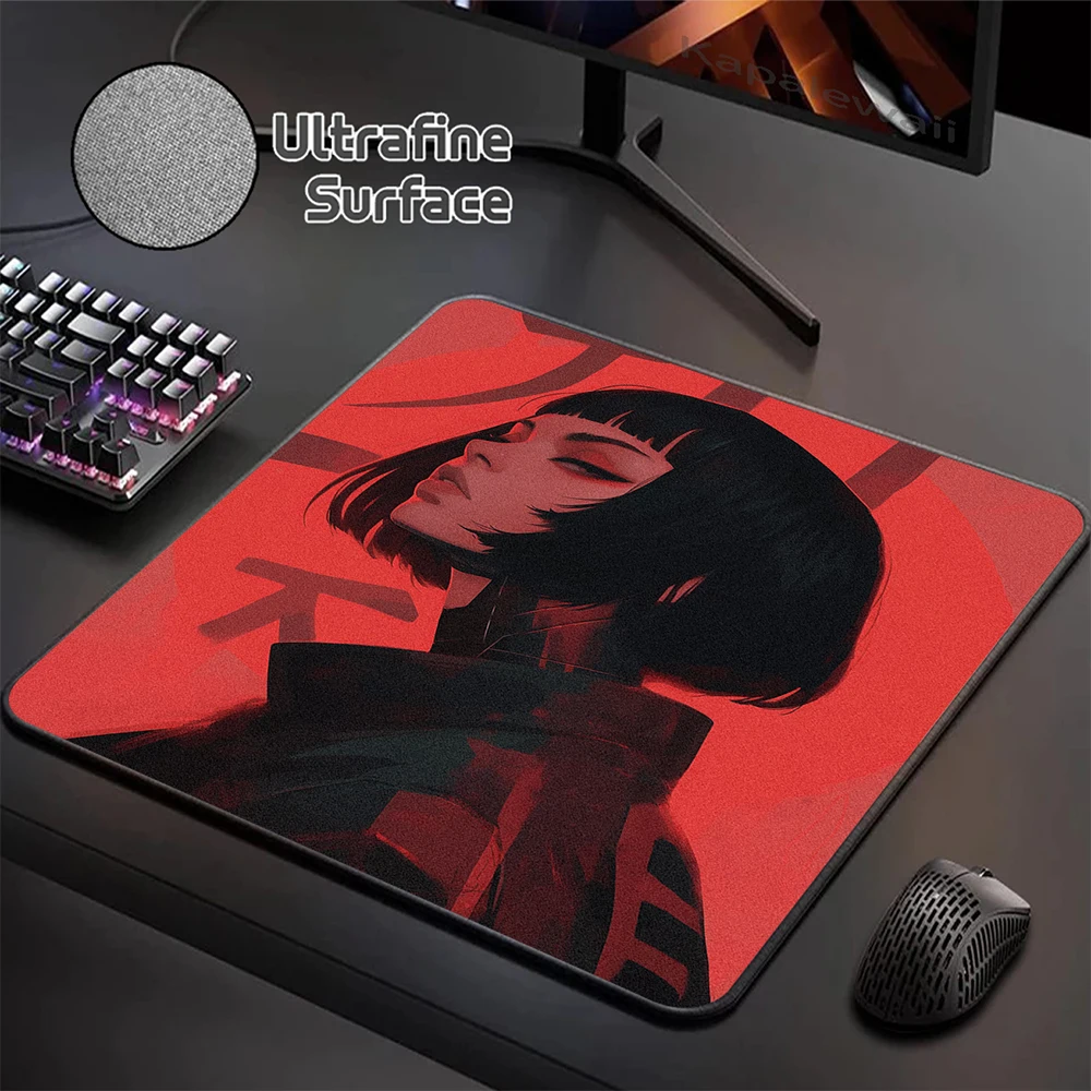 

Ultrafine Surface Mouse Pad Locking Edge Anime Girl Mousepad Rubber Keyboard Pads Gaming Setup Accessories Mouse Mat 400x450mm