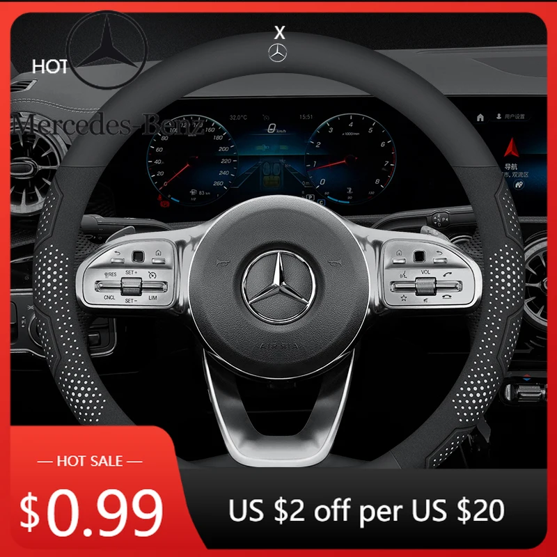

Горячая для Mercedes Benz A B C E S V R-Class C43 CLA GLA GLB GLC GLK SLK SL Vito ML Автомобильная замша из углеродного волокна Кожа Ste Автомобильная наклейка