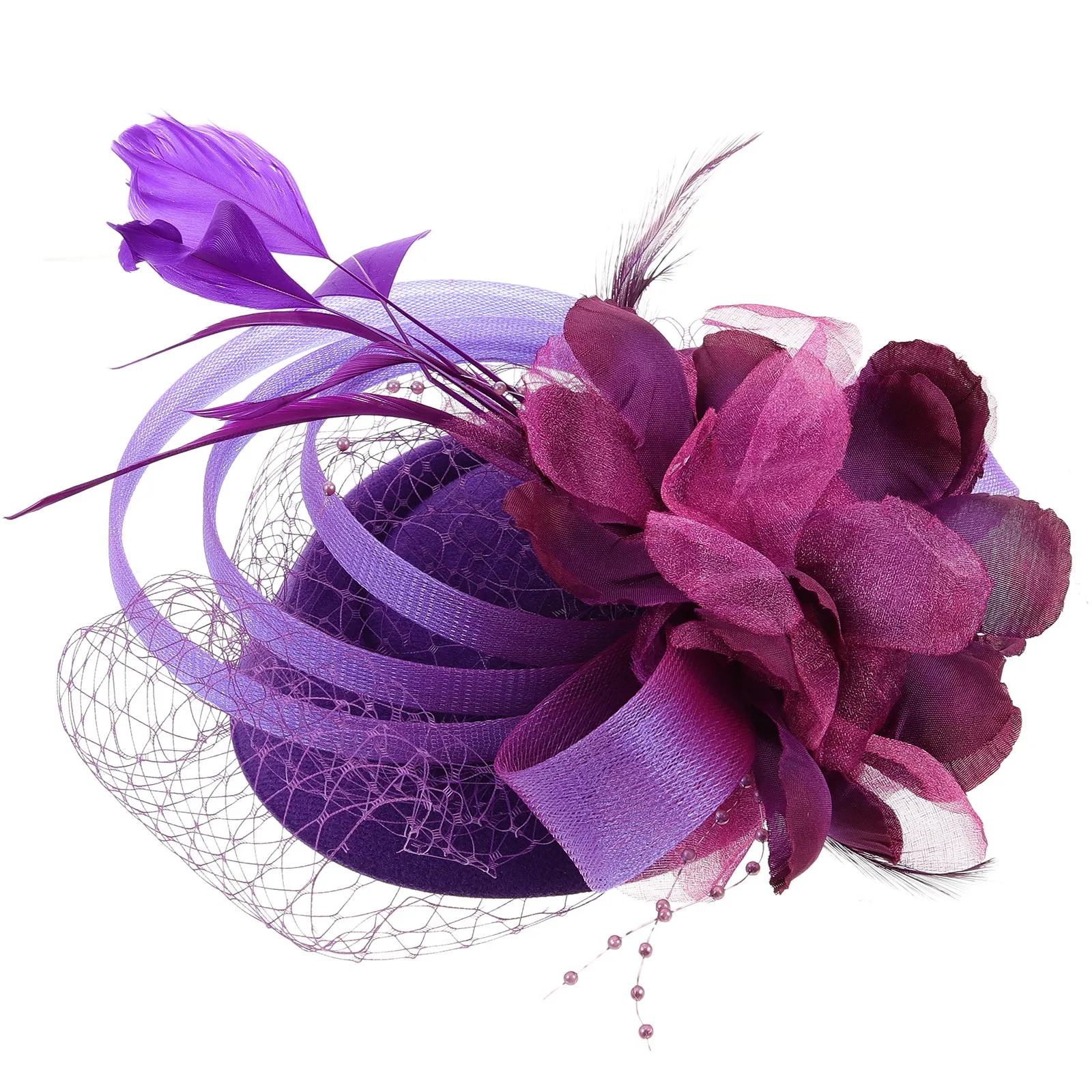 

Легкая винтажная повязка-фасцинатор для волос в стиле ретро, свадебный головной убор для невесты, украшение для волос для чаепития и банкета, головной убор для женщин, фасцинаторы для женщин