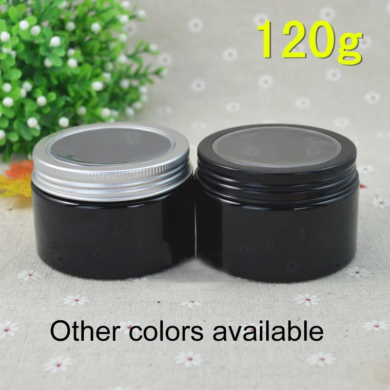 

120g Plastic Empty Jar Cosmetic Cream Container 120ml Lotion Candy Pill Packaging Coffee Beans Nuts Travel Refillable Bottle