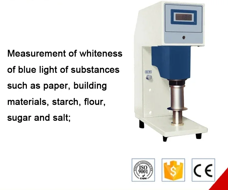 Medidor de blancura adecuado de ajuste y calibración cero Manual Digital automático de alta calidad de laboratorio de WSB-L al mejor precio