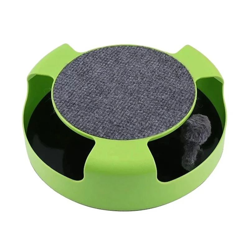 צעצוע לחתול מסתובב גלגל עכבר צעצועים אינטראקטיביים לאימון אינטיליגנציה מסלול משחקים מצחיקים צעצועי חתול משחק צעצועים לחיות מחמד אביזרים