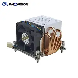 Factory Sale LGA1700 2U Active Embedded 5Heatpipes CPU Cooler For 2U Server and Up TDP Upto 165W