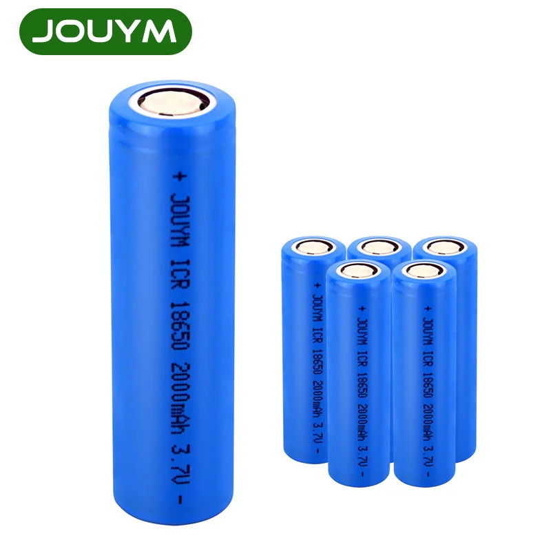 1-10 sztuk 2000MAH 3.7V 18650 akumulator baterie litowe o wysokiej wydajności ogniwo litowo-jonowe