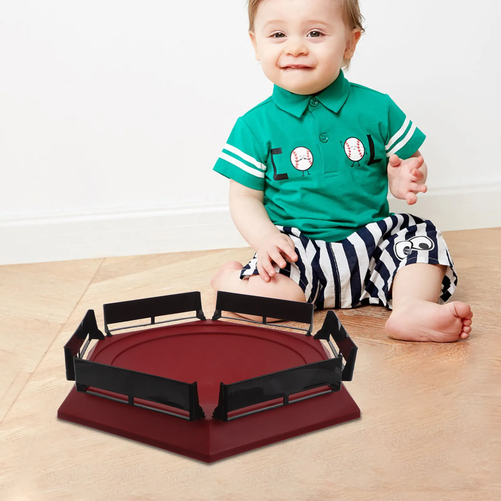 Plastic Gyro Train Board 15 Inch Reusable Gyro Battle Stadium Balanced Battling Top Indoor Tabletop Game Plate
