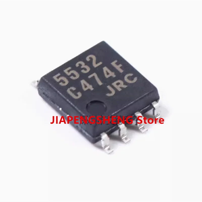 10PCS ,SMD NJM5532M, NJM5532 Fever Audio Dual Op Amp SOP-8 Wide Body