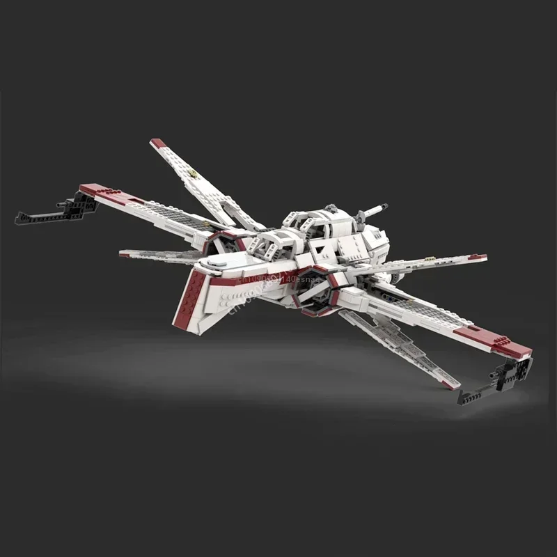 

1694 детали ARC-170 Starfighter Moc-75355 B-модель, конструктор, модель из кирпичиков, игрушки для детей, набор для подарков на Рождество