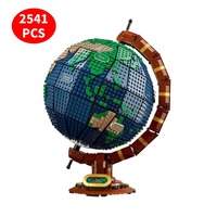 Idea Globe Bricks Moc Creative Model Building Blocks DIY Toys For Boys Gifts For Children Building Set For Adults，2541Pcs