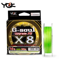 YGK G-SOUL X8 100% Original Upgrade Fishing Line Super Strong 8 Strands Multifilament PE line 150M 200M Japan 8X Braided line