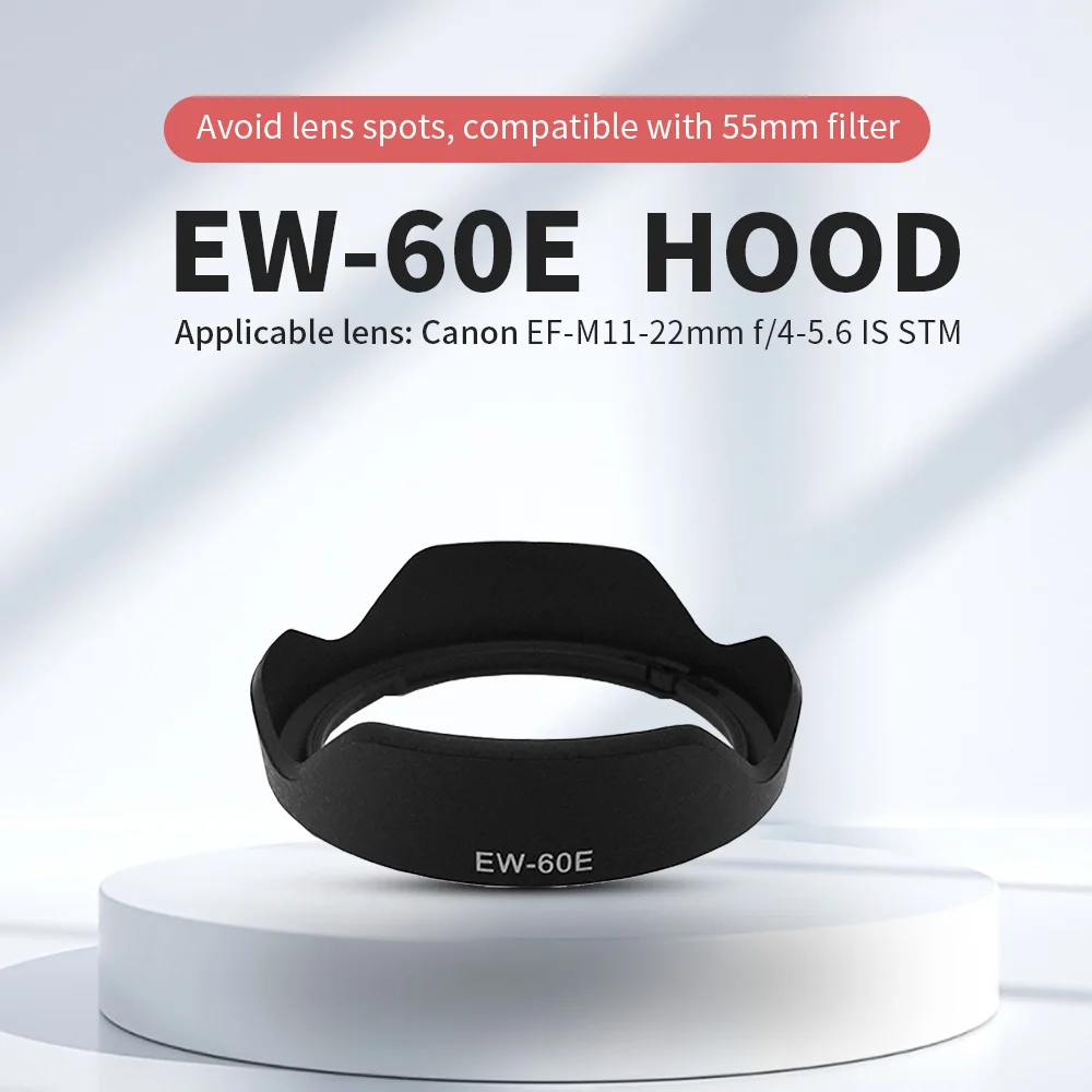 Suitable for Canon EW-60E Light Shield EOSM M2 Camera 11-22mm f/4-5.6 IS STM Micro Single Lens Accessories