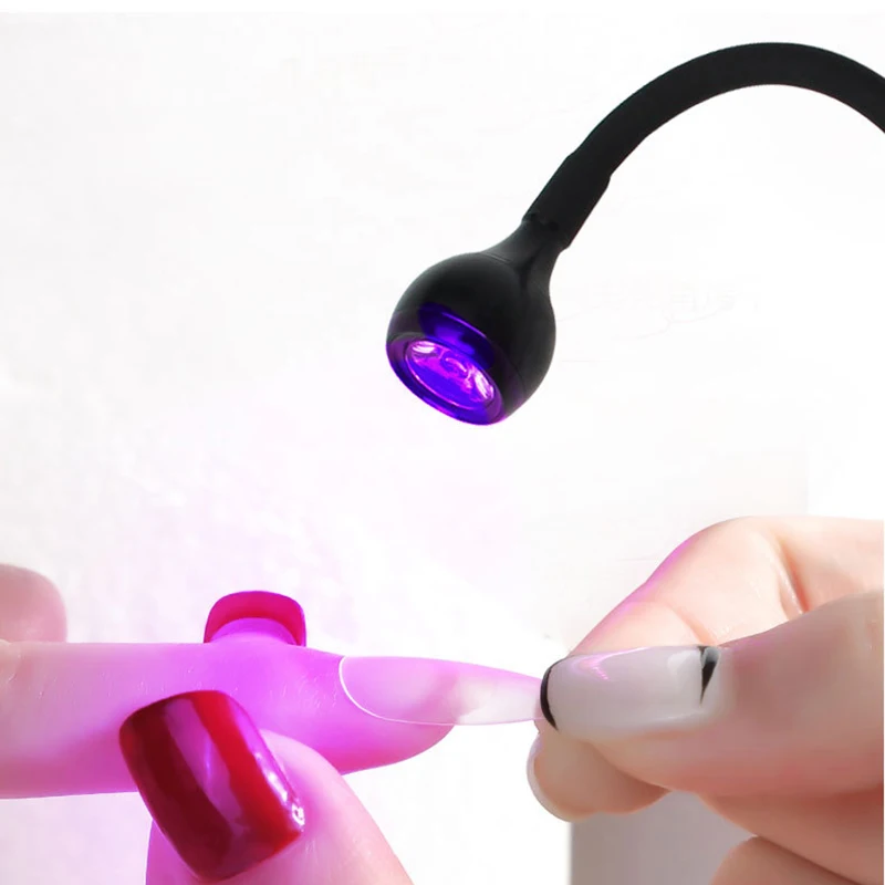 UV Lamp Nail Lights Dryer Led Ultraviolet USB Flexible Mini Gel Curing Lampe Manicure Pedicure Tools