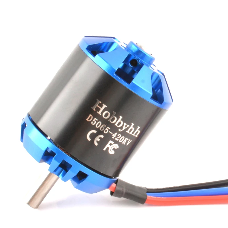 

Hobbyhh 5065 420kv RC бесщеточный двигатель мощностью 1500 Вт с 4,0 мм банановой головкой для самостоятельной сборки искусственного самолета и беспилотника