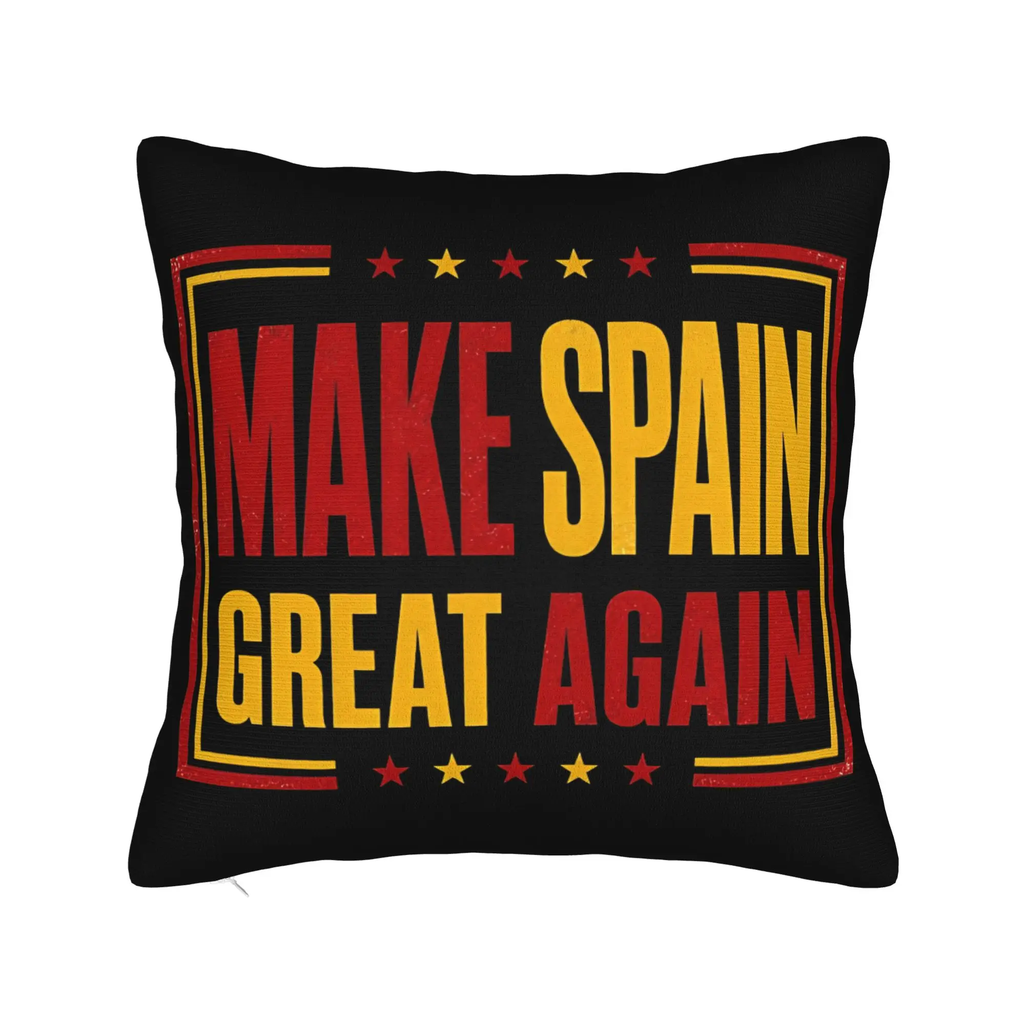 Make Spain Great Again Spanish Pillow Case  Soft Pillow Cover Retro Trendy Pillowcases For Office Car Home Decor