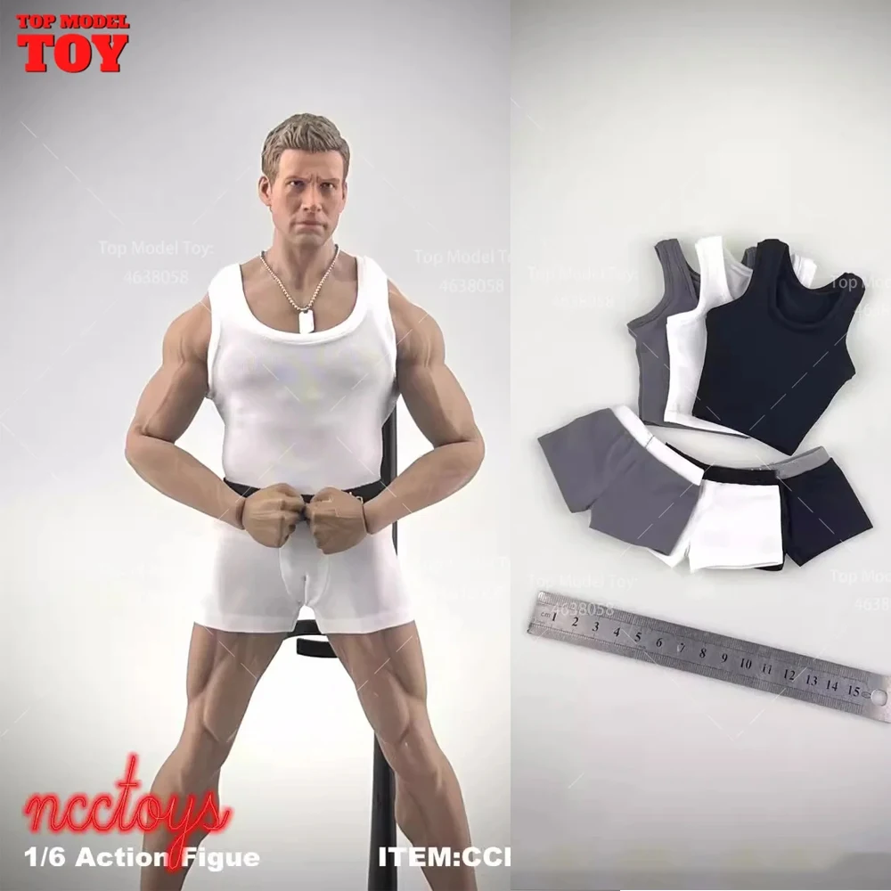 CCN6010 1/6 kamizelka bez rękawów szorty ubrania Model pasuje do 12 ''męskiego żołnierza TBL M034 M035PH silne figurki Body lalki