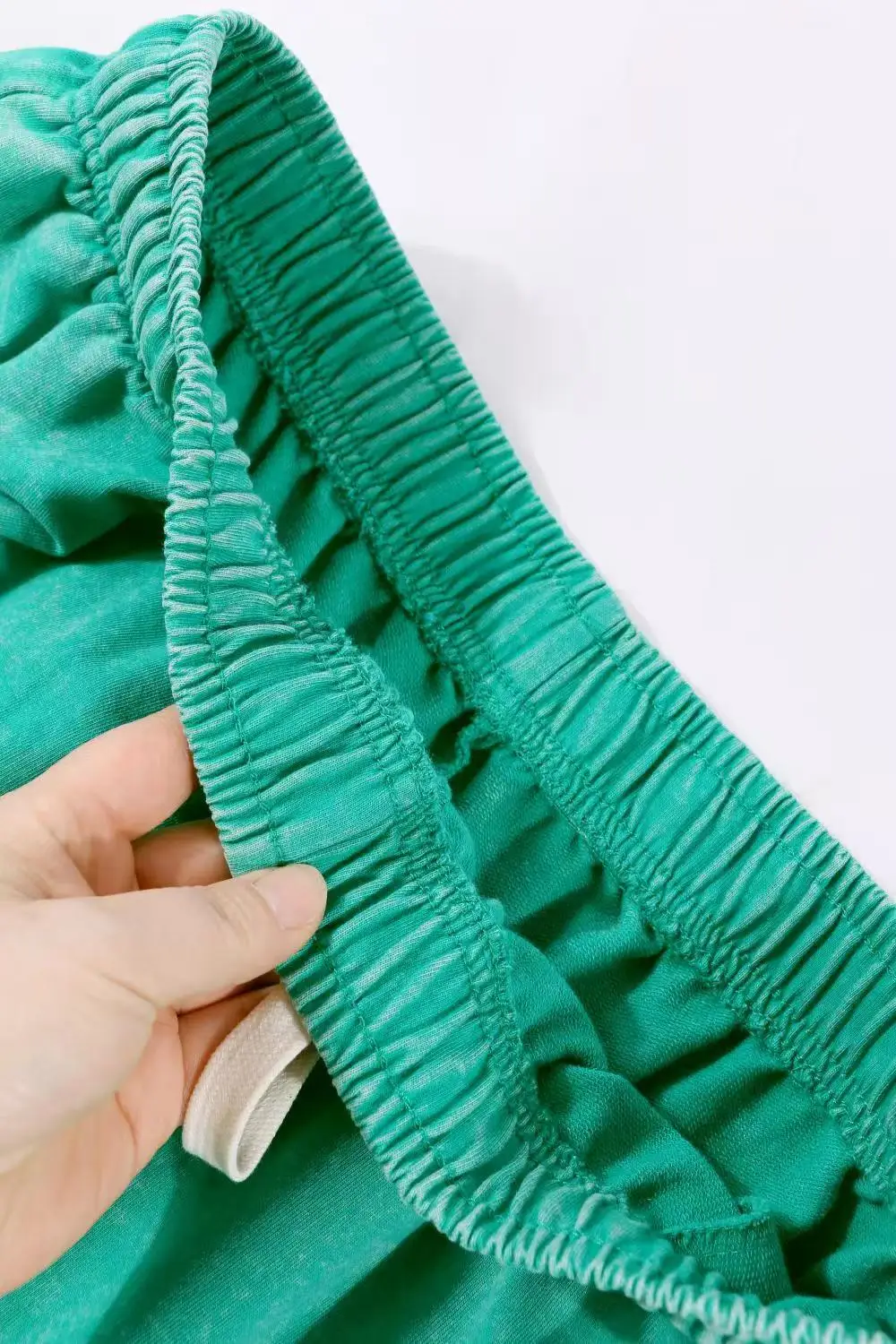 Mens 100% Cotton Batik Washed Shorts Summer High Street Casual Board Short 290g Solid Plus Size Luxury Punk Short Pants - Image 3