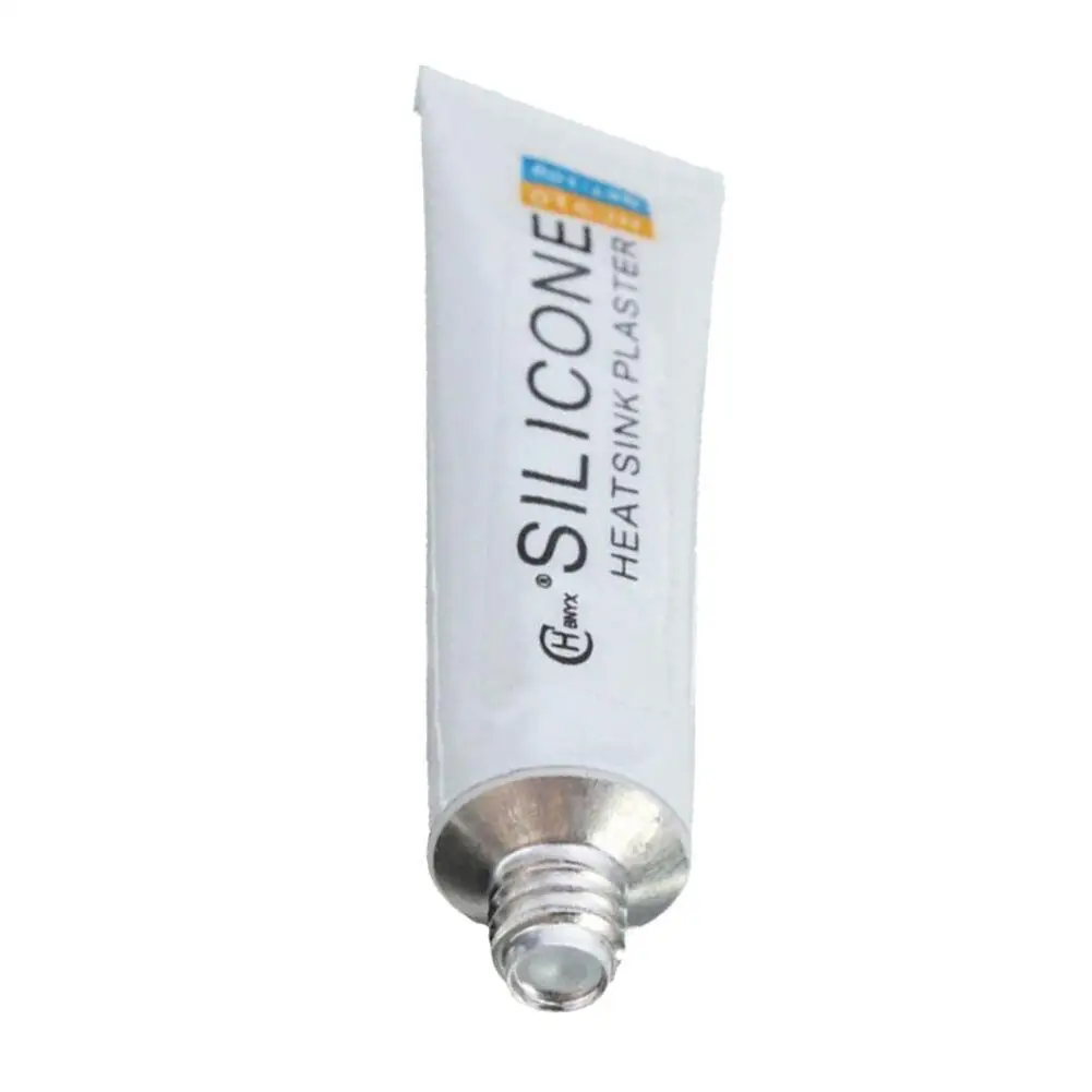 Graxa adesiva térmica do silicone do adesivo, ligação da tubulação, radiador, gesso, dissipador de água, cura, 10g