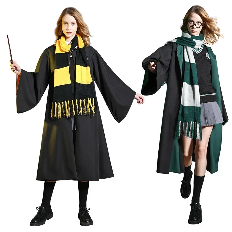 Slyin Cosplay Roupas para Crianças e Adultos, Cosplay Cape, Hoodie, Magic Robe, Hall Acessórios