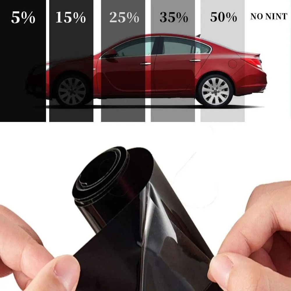1Roll 50x3m Solar UV Protection Window Tint Film Sun Shade Heat UV Block Car Foils Black Scratch Resistant Glass Sticker