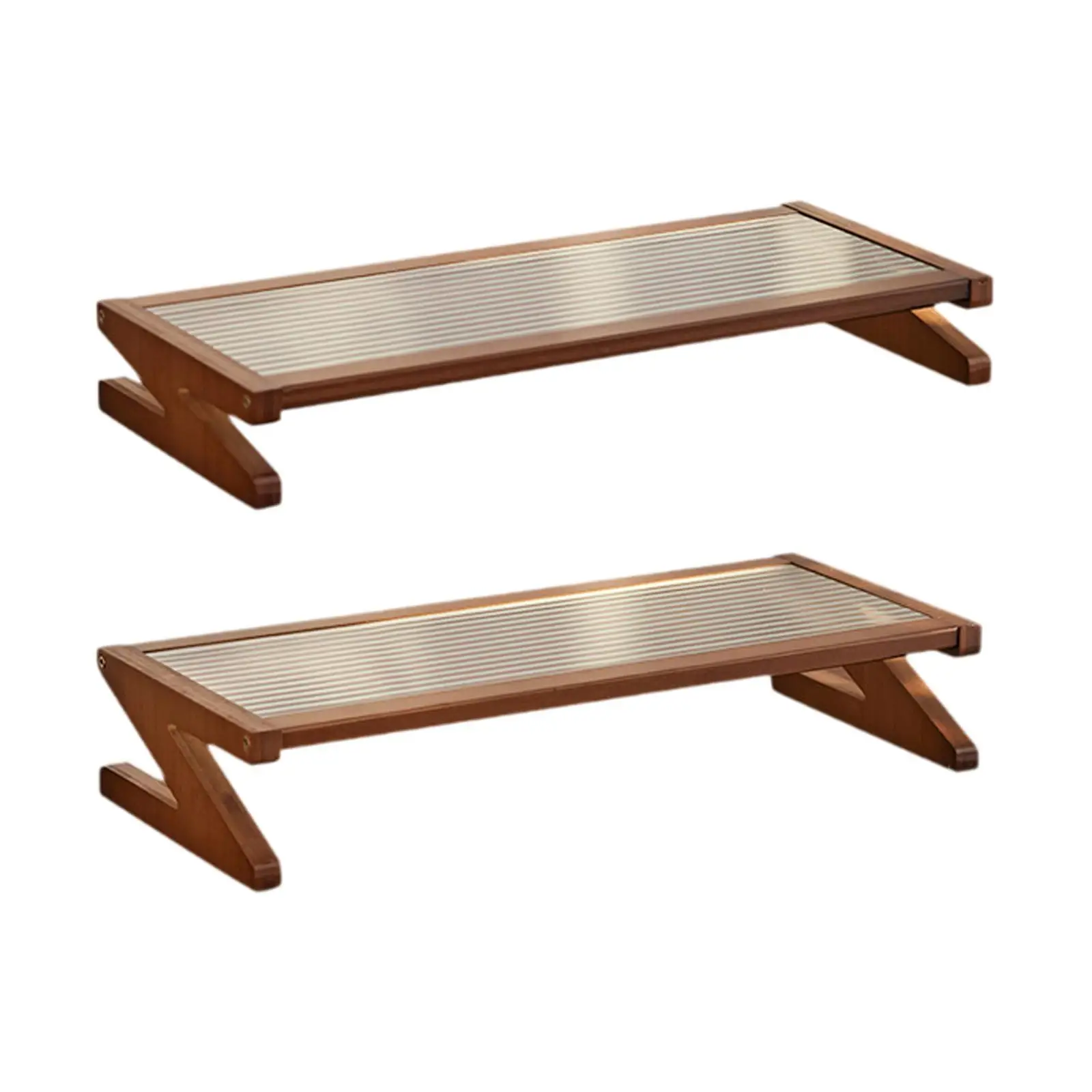 Desktop Computer Monitor Stand Riser Ergonomic Versatile Accessories for Desk Organization 50 Cmx22 cm Platform Sturdy Wood Rack