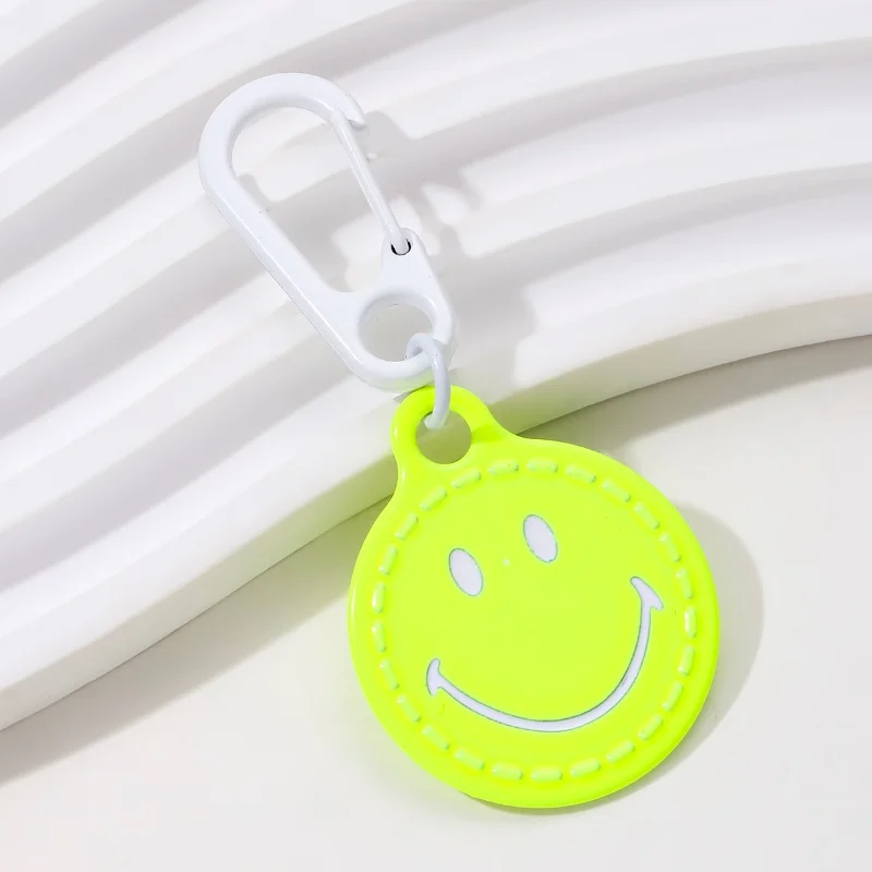 Classic Colorful Smile Face Enamel Keychain Lovely Key Ring For Women Men Good Gift Bag Decoration Handmade Jewelry Set