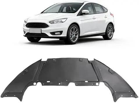 

Front Lower Engine Splash Shield for 2012-2018 SE/SEL/Titanium & Electric - Black Undercarriage Guard