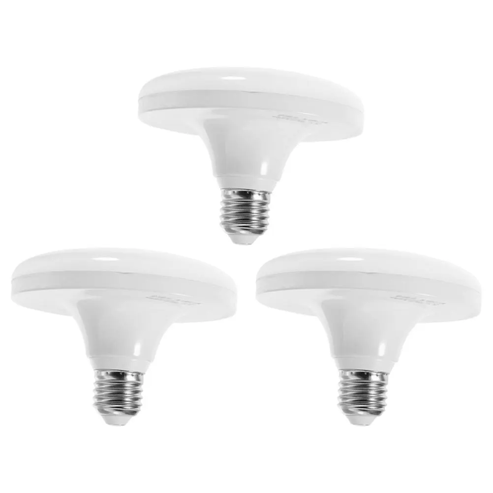 

3Pcs High Power LED Flat Bulb 220V E27 Base Saving Light for Living Room Ceiling Bedroom Garage Indoor Lighting
