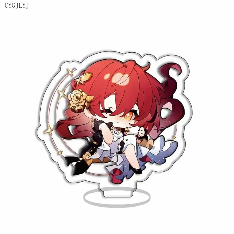 Honkai: Star Rail Figures Luocha Natasha Jing Yuan Cosplay Acrylic Stand Model Plate Desk Decor Standing Sign Keychain Cosplay