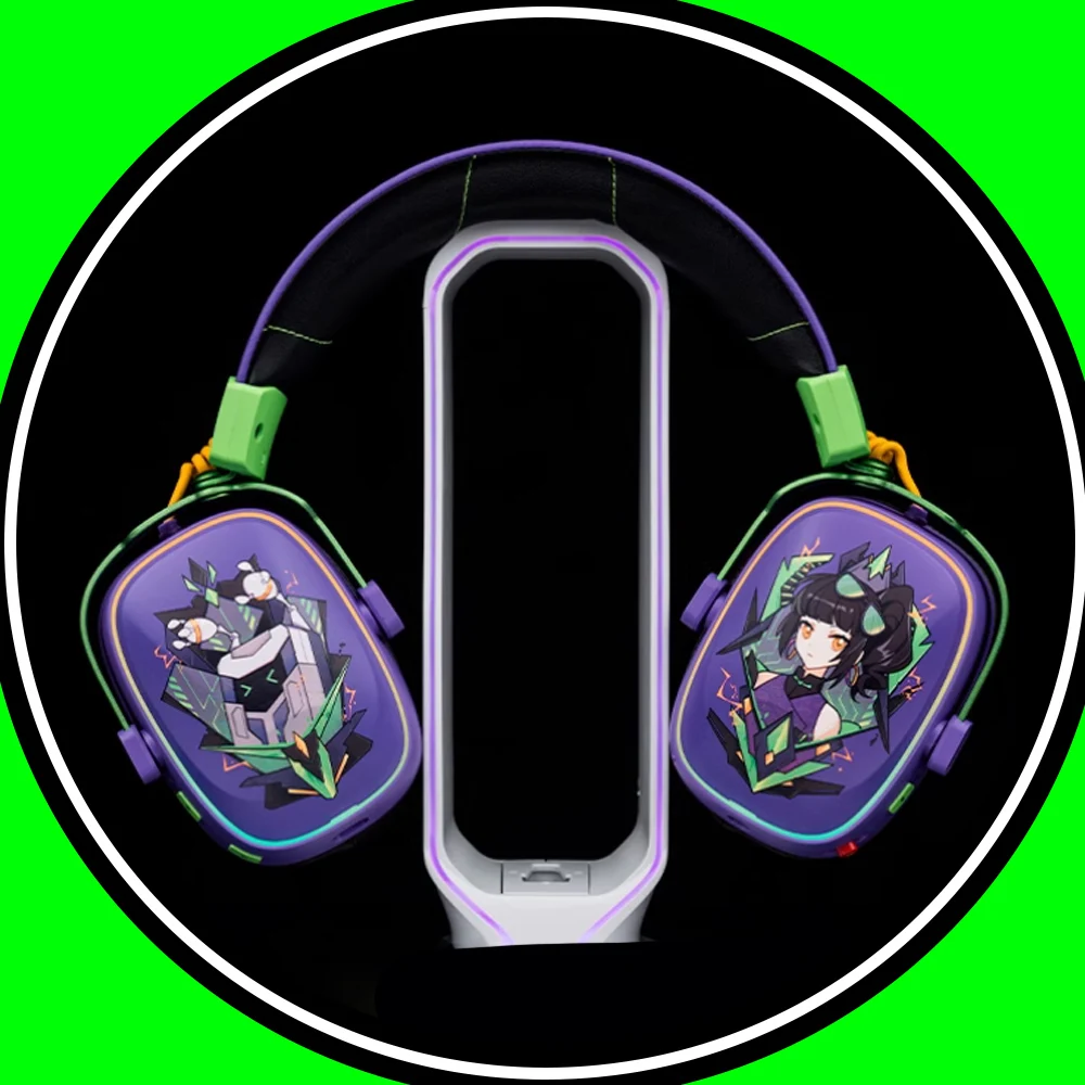 

VALKYRIE VK S1 Gaming Headphones 3-Mode Wireless Bluetooth HiFi 50mm Large Dynamic Low Latency Esports Chip Custom Earphones 15