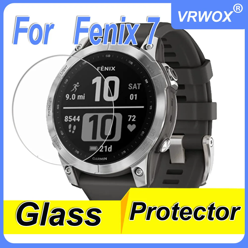 3Pcs Tempered Glass For Garmin Fenix 7 7S 7X 6 6S 6X Pro 5 5s Smart Watch Clear HD Screen Protector Film Accessories