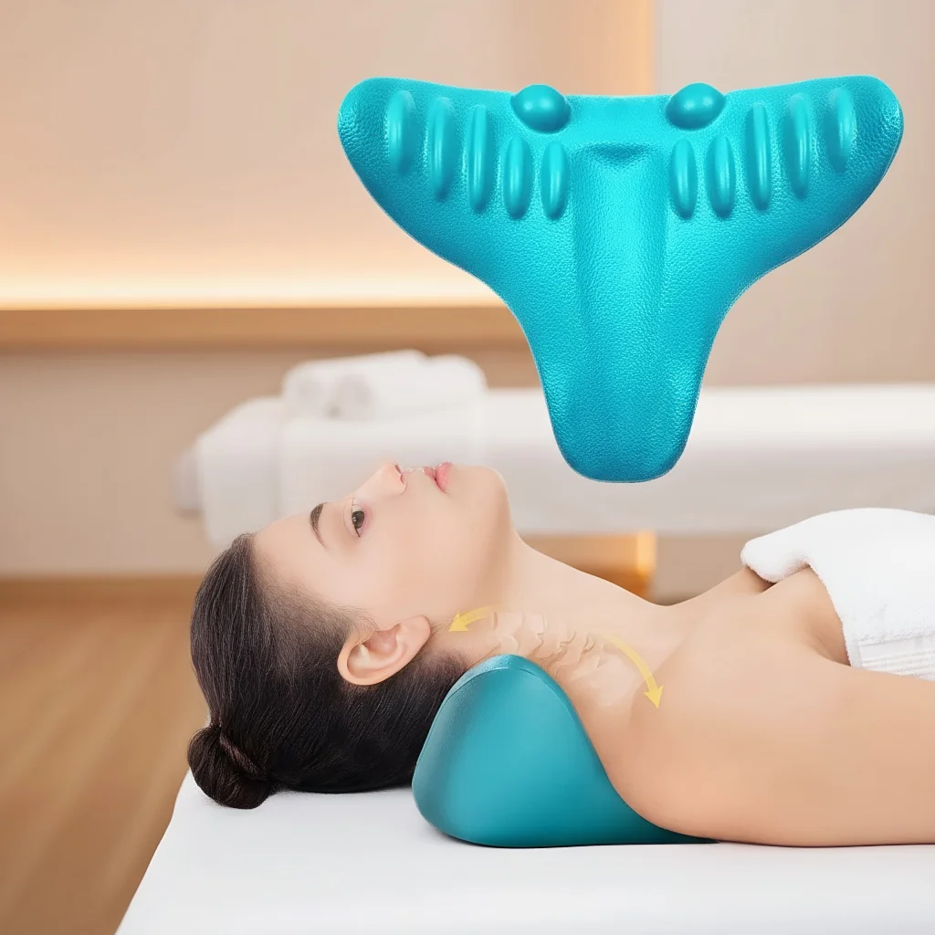 

Подушка для массажа шеи — портативный массажер для шейного отдела позвоночника для облегчения боли в шее, плечах и релаксации