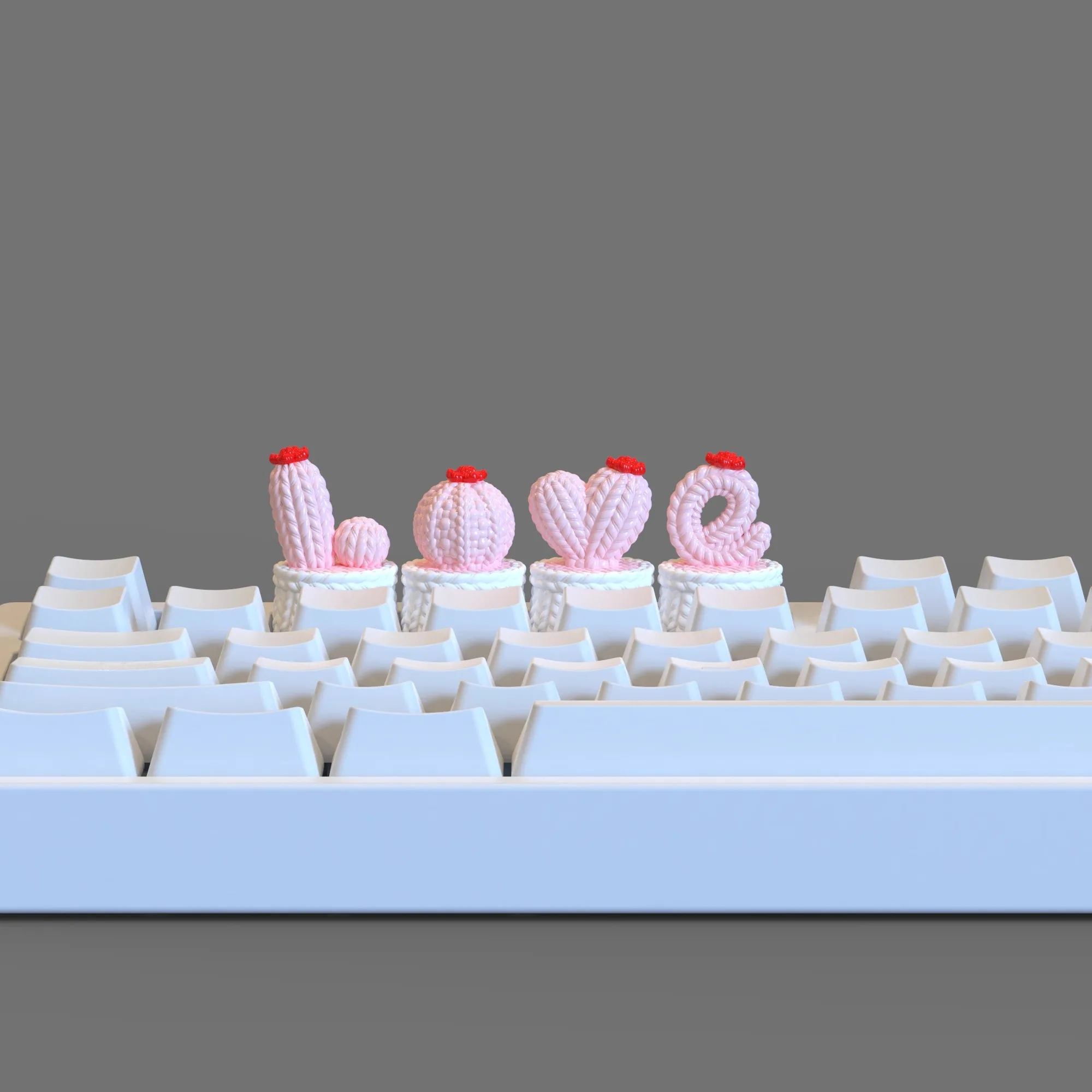 

Romance Theme Keycaps Simple 3D Resin Custom Handmade Gaming Keyboard Caps for Mechanical Keyboard Accessories Confession Gifts