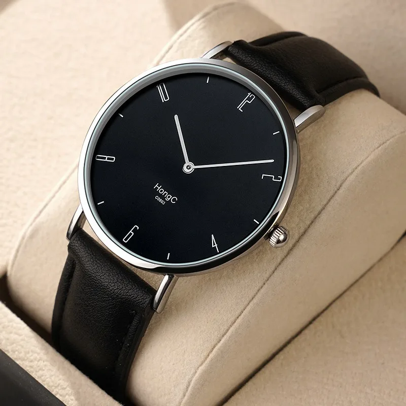 Minimalist Design Retro Minimalist Ultra-Thin Men's Watch Waterproof Light Luxury niche Trend Watch Male Cold Wind