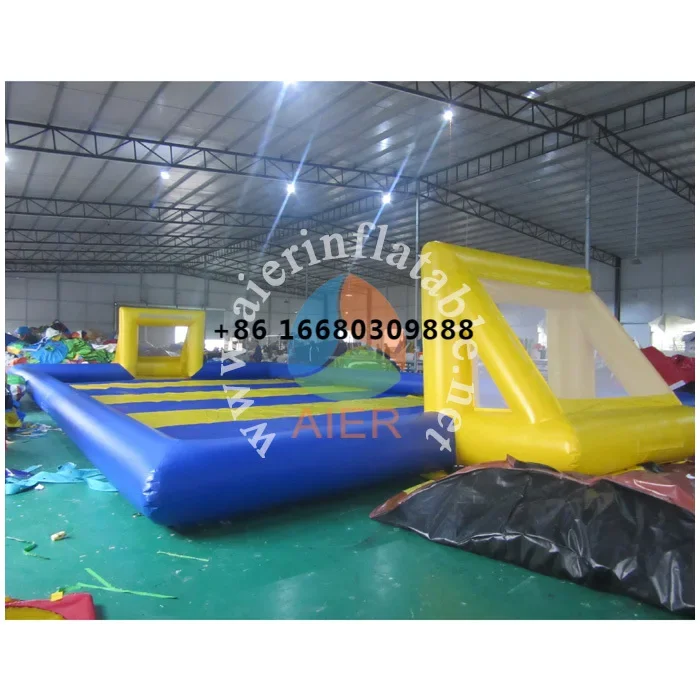 

2016 Aier New design inflatable soap football field / soccer football field for sale