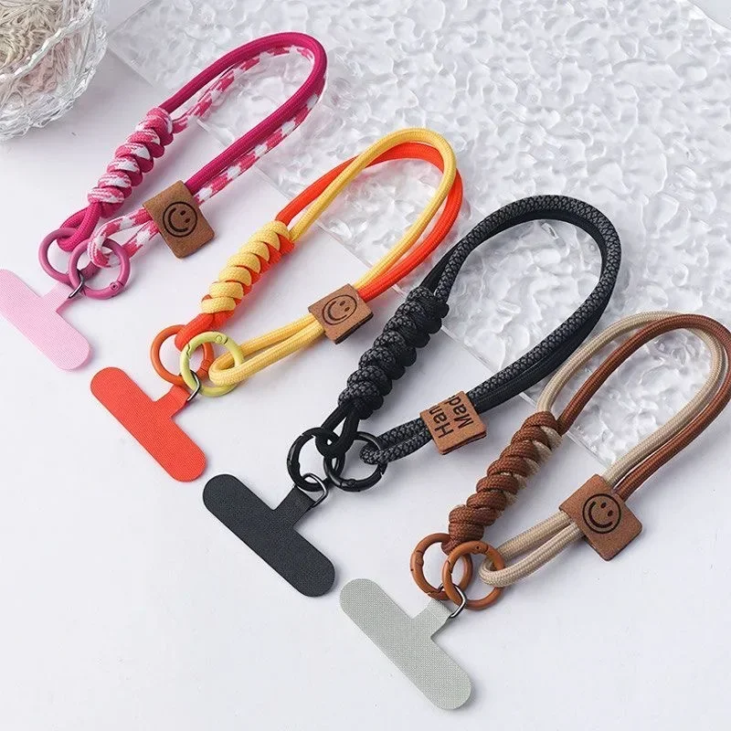 Cordón de Lujo Trenzado para Teléfono Móvil, Colgante de Mano Anticaída, Pulsera Multifuncional