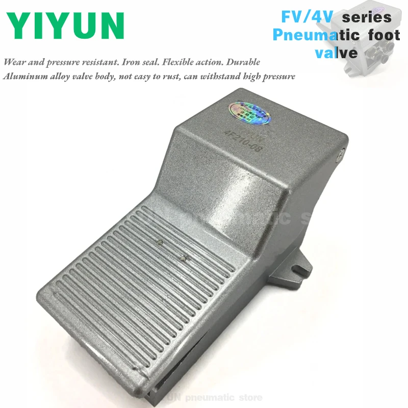 

4F210-08 4F210-08L 4F210-08G FV320 FV420 K23R7-8 K25R7-15 YIYUN Two-position five-way foot valve, air valve