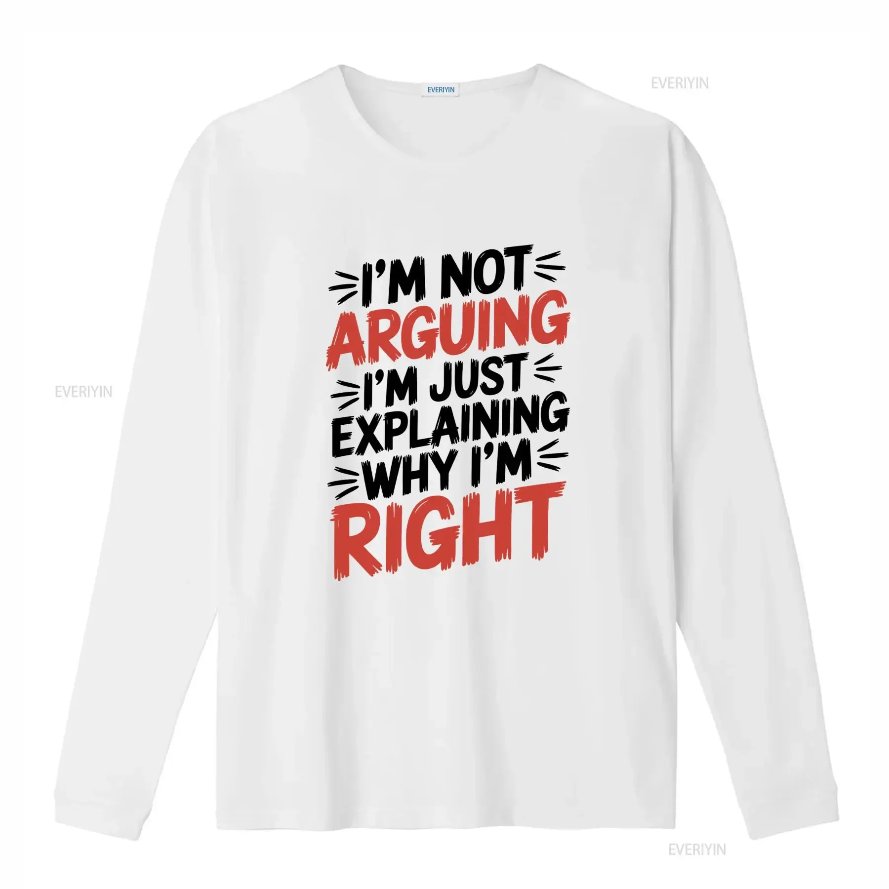 Funny Arguing Right Slogan Print Streetwear Casual T Shirt vintage Washed fashion homme streetwear designer clothes