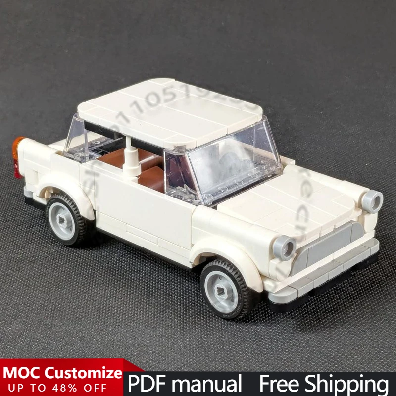 

Набор для сборки гоночного автомобиля из 267 деталей, компактный модульный конструктор MOC, популярный дизайн, детский DIY-набор, подарок на день рождения