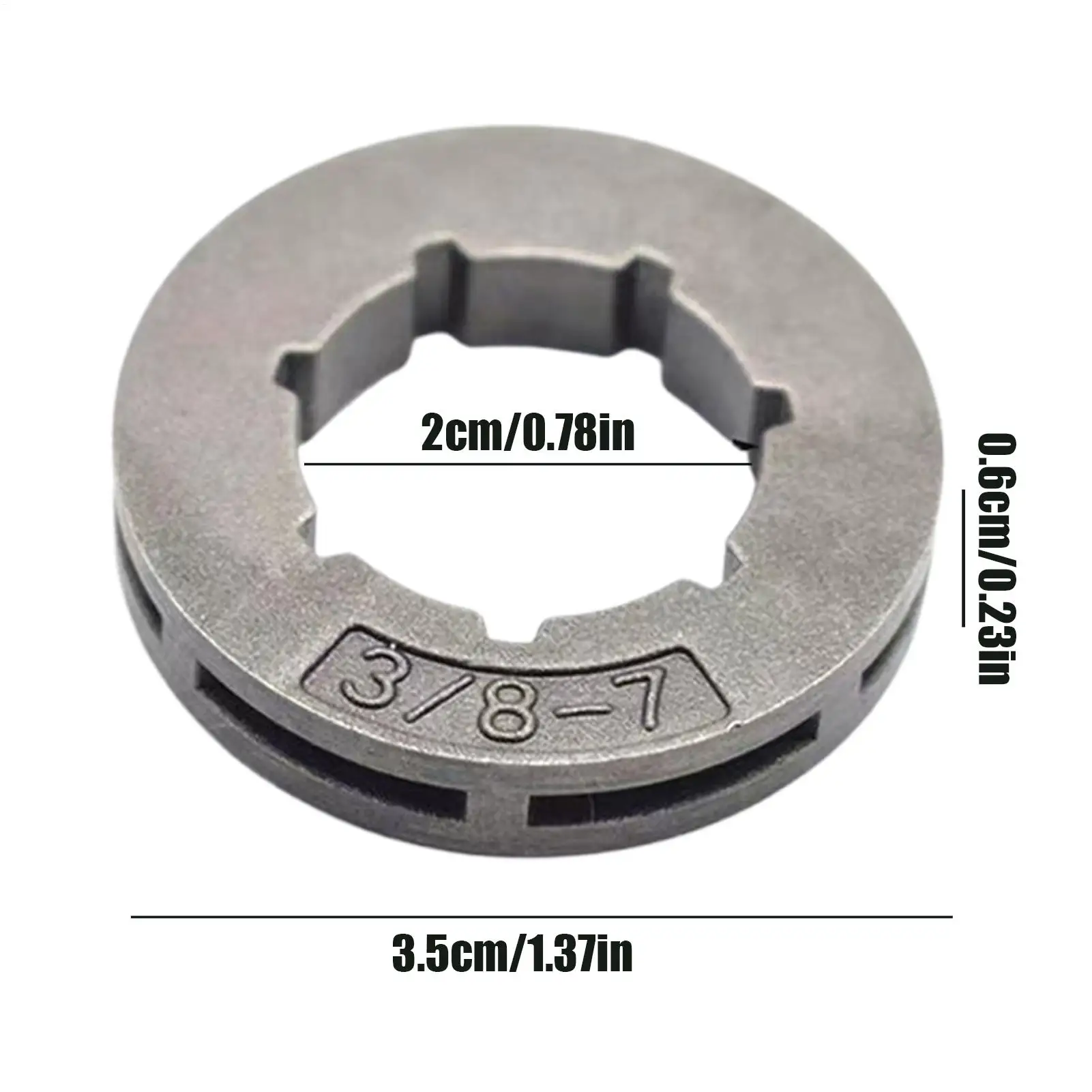 Rim Sprocket 3/8-7 Chain Saw Sprocket Chain Drive Wheel Pinions Split Small Sprocket Saw Accessories Garden Tools
