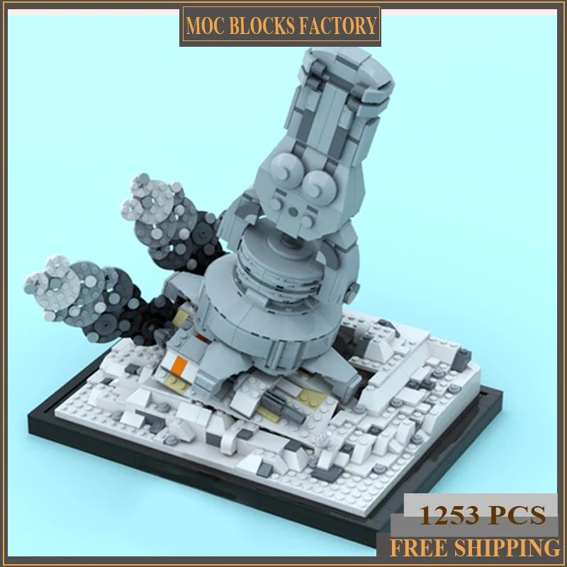 Popular Star Movie Model Moc Building Bricks Snowspeeder Escape Technology Modular Blocks Gifts Christmas Toys DIY Sets Assembly