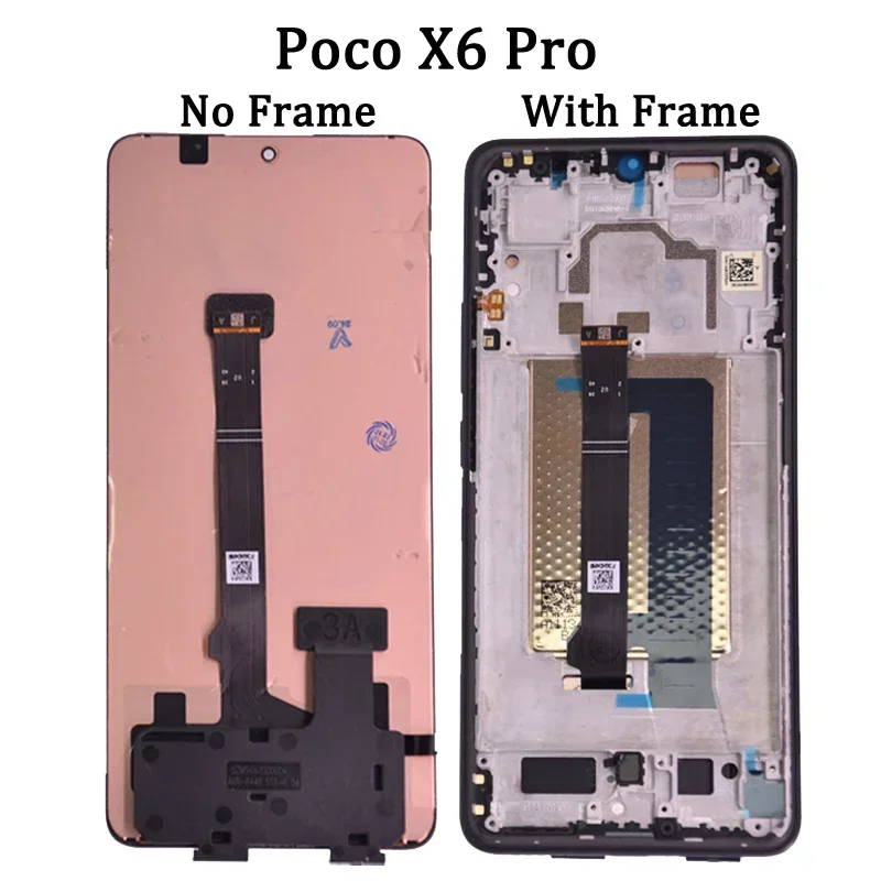 6.67\'\'AMOLED For Xiaomi Poco X6 Pro LCD 2311DRK48G Display screen digitizer Assembly For Poco X6 Pro LCD