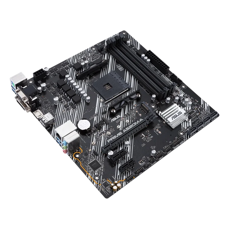 ASUS PRIME A520M-A Motherboard AM4 4*DDR4 128G VGA+DVI+HDMI M-ATX