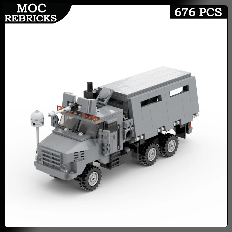 

WW II US Military SMTV Mk601A Personnel Carrier Vehicle MOC Building Block Educational DIY Model Toy Brick Children XMAS Gifts