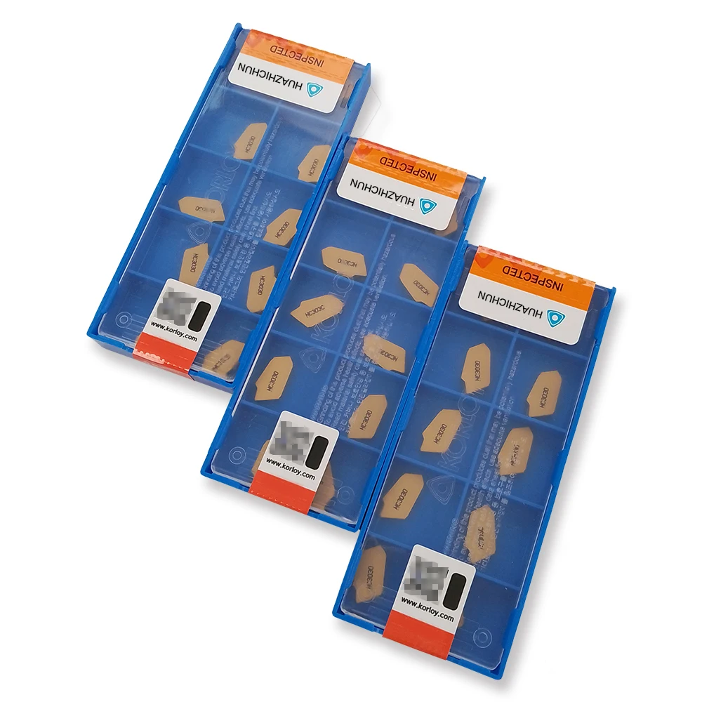 HUAZHICHUN 10pcs SP300L NC3030 카바이드 그루빙 인서트 다층 코팅 CNC 선반 카바이드 인서트 선반 그루빙 C 용 커터