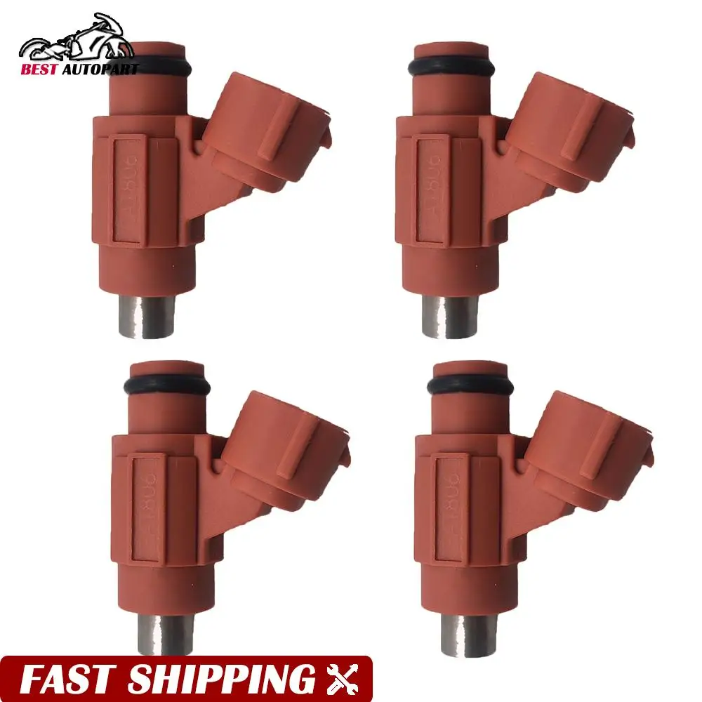 4PCS Fuel Injector 60E-13761-20-00 for Yamaha WaveRunner VX1100 VX Sport CRUISER DELUXE AR210 SX210 2012-2015 60E137612000